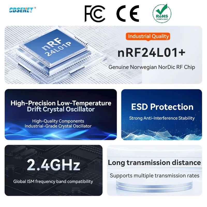 Nrf24L01 - 2 Buah NRF24L01 + PA LNA