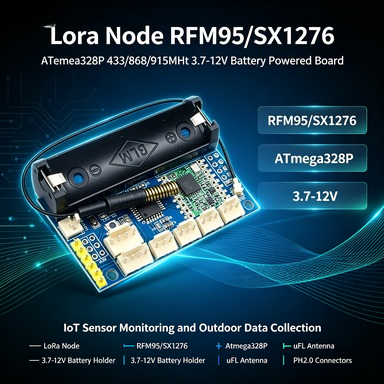 Lora Rfm95 - Node LoRa 433/868/915MHz dengan RFM95/SX1276, ATmega328P