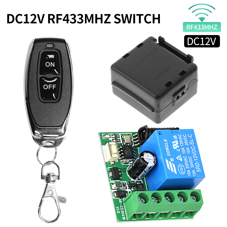Joystick Module - Saklar nirkabel DIY 433MHz DC 12V,