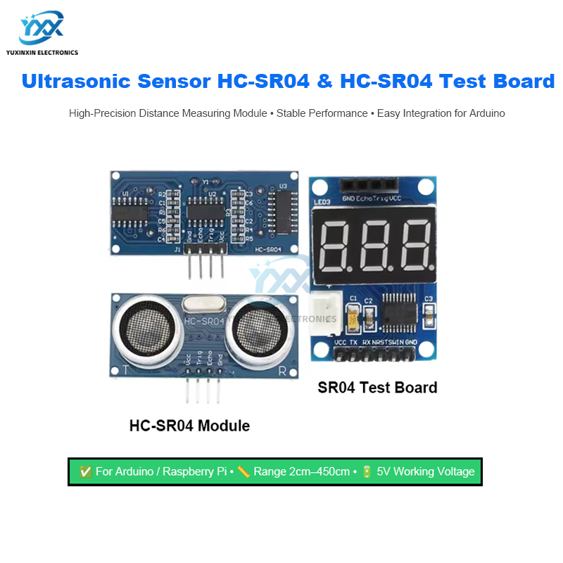 Ultrasonic Sensor Hc-Sr04 - Sensor Ultrasonik HC-SR04 HCSR04 Modul Pengukur