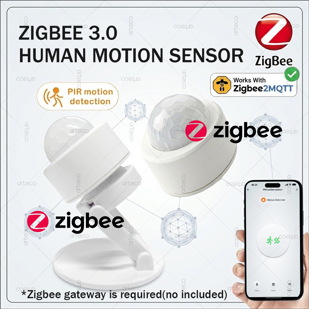 Pir Motion Sensor - Zigbee 3.0 Sensor Gerak PIR Mini