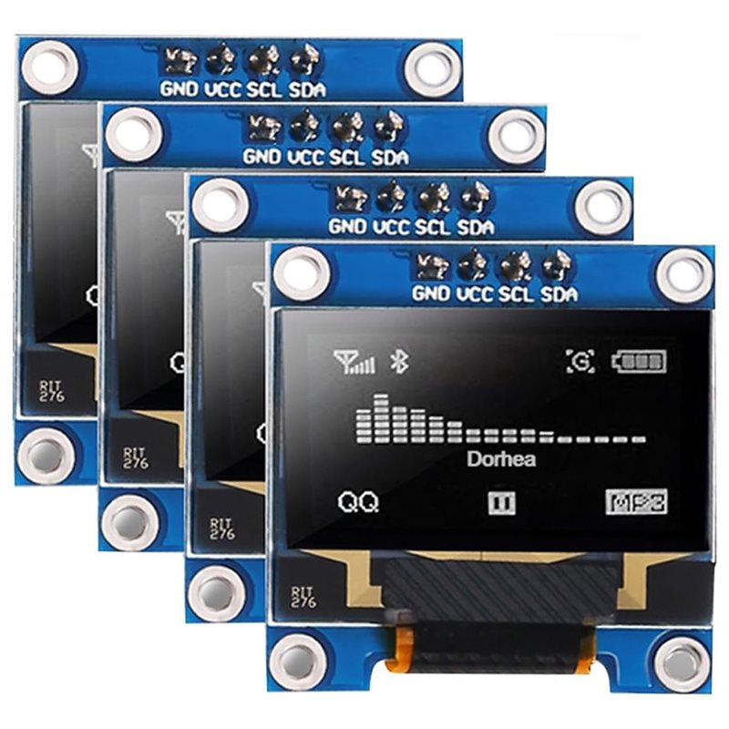 Oled Display 0.96 - A37T-4Pcs Modul Tampilan OLED 0.96 Inci