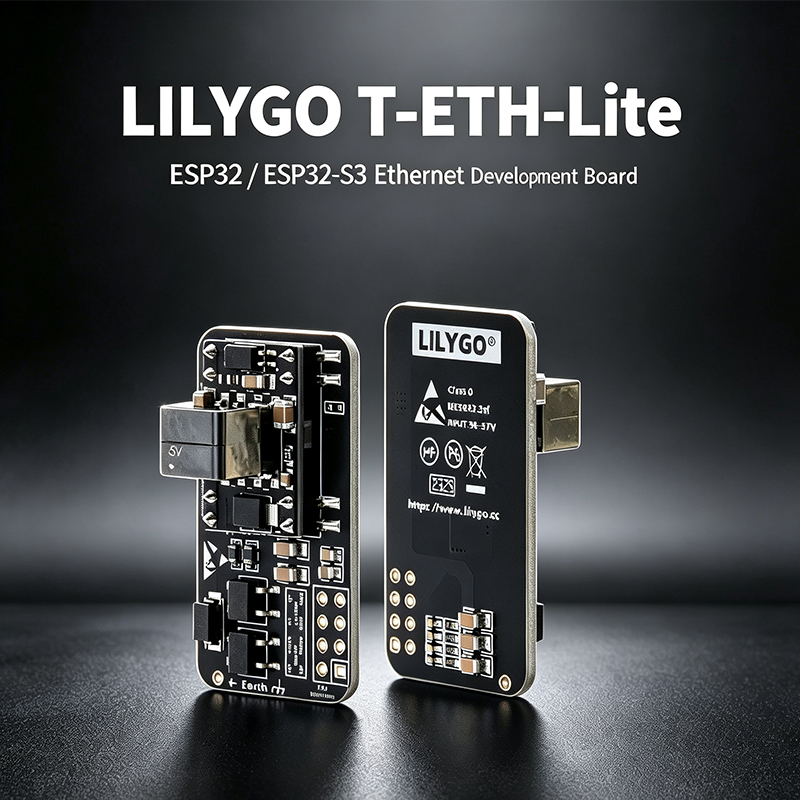 Ethernet W5500 - LILYGO T‑ETH‑Lite Dev Board, ESP32/ESP32‑S3, W5500/RTL8201