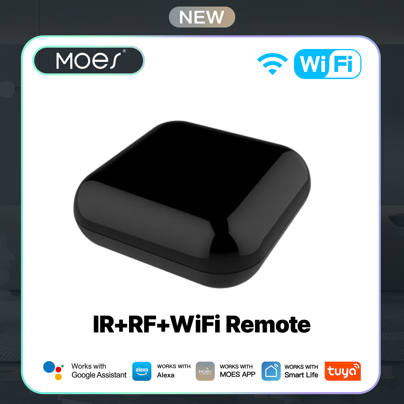 Remote MOES Tuya WiFi IR RF un - Ir Remote Module ulasan dan harga