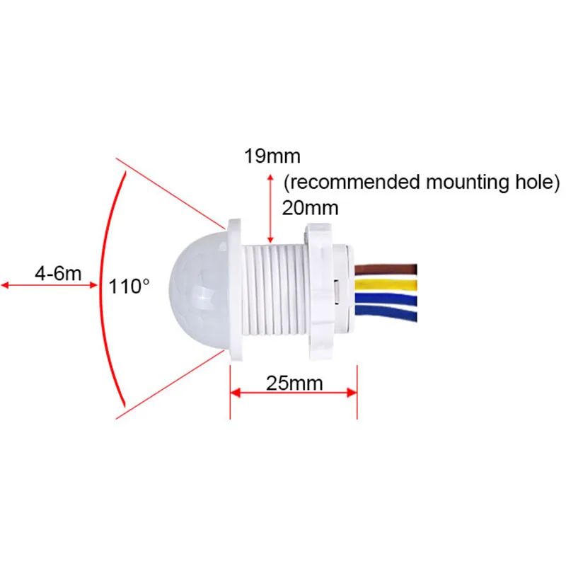 Lampu malam Sensor otomatis tu - Pir Motion Sensor ulasan dan harga