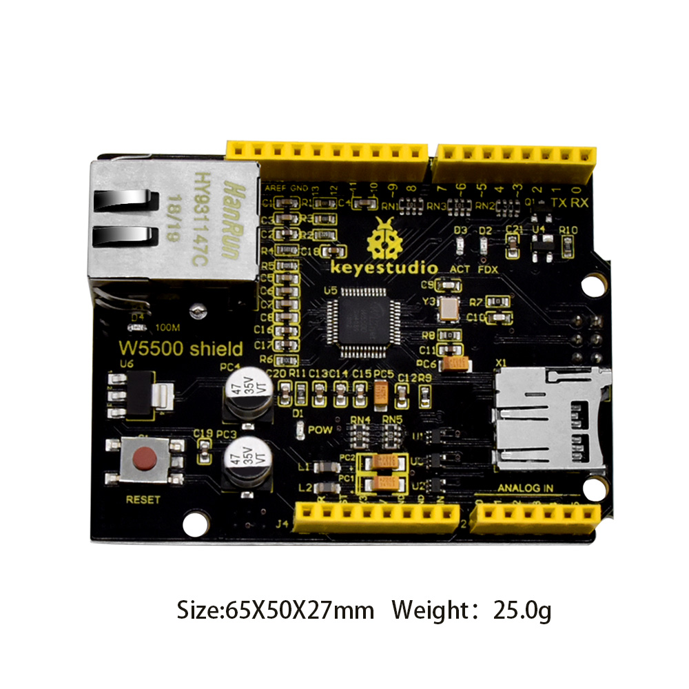 Keyophydio W5500 Ethernet Shie - Ethernet W5500 ulasan dan harga