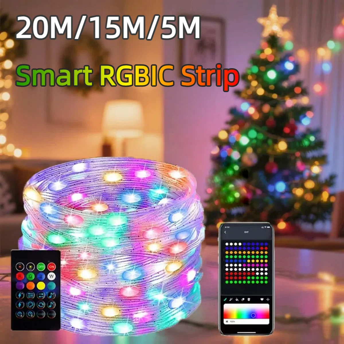20M/10M/5M USB Pintar 5V Lampu - Ws2812B Strip 5V ulasan dan harga