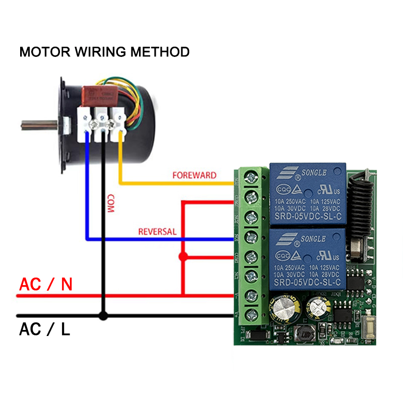 DC 9V 12V 24V AC 85-250V 2CH M - Joystick Module ulasan dan harga