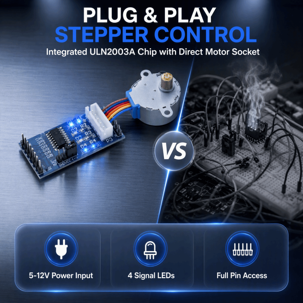 5 buah Papan Penggerak Motor S - Stepper Motor 28Byj ulasan dan harga