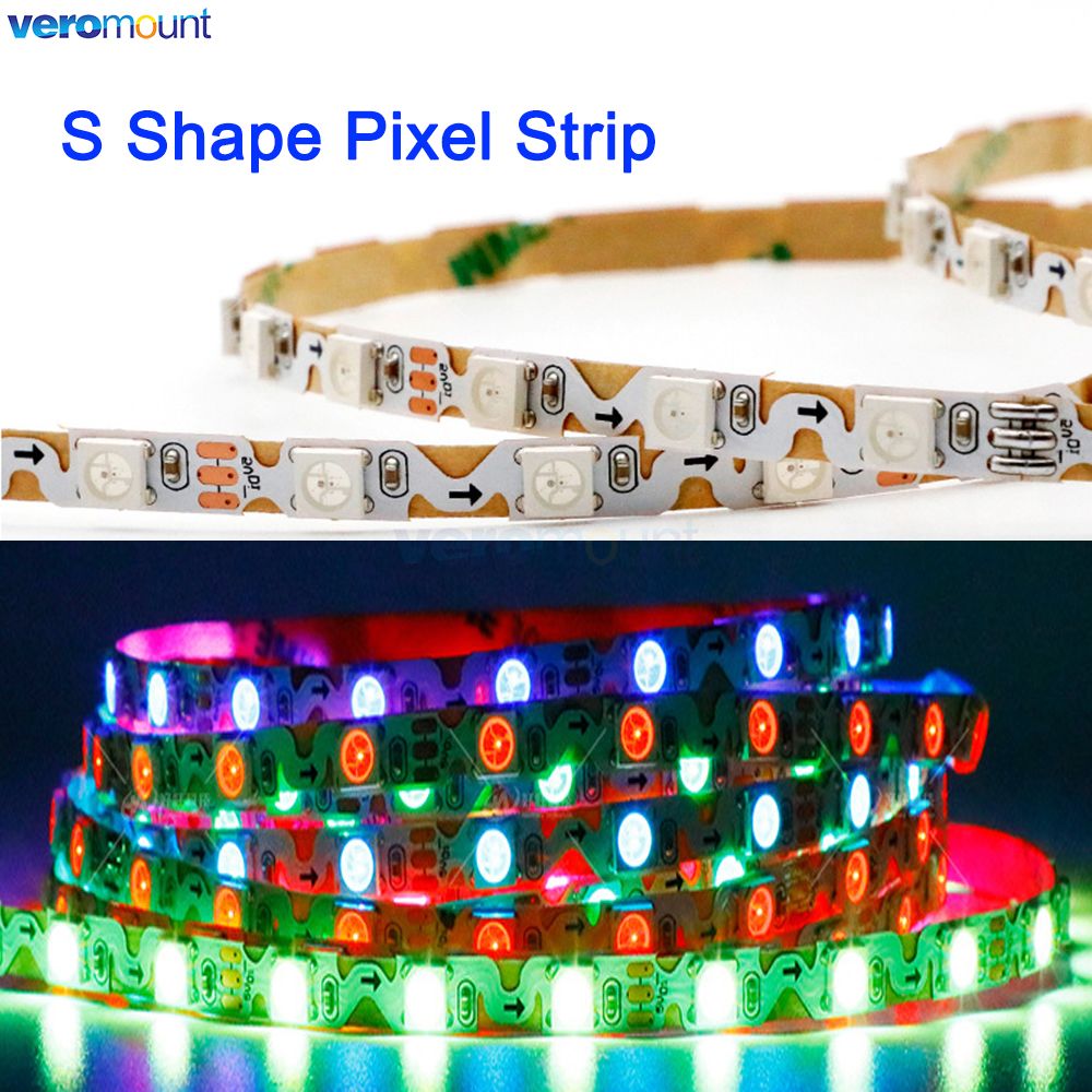 6mm sempit dengan PCB bentuk S - Ws2812B Strip 5V ulasan dan harga