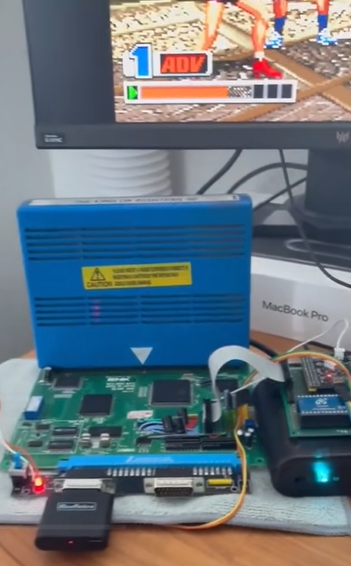 Neo Geo MV1C HDMI Mod Kit Papa - Neopixel ulasan dan harga