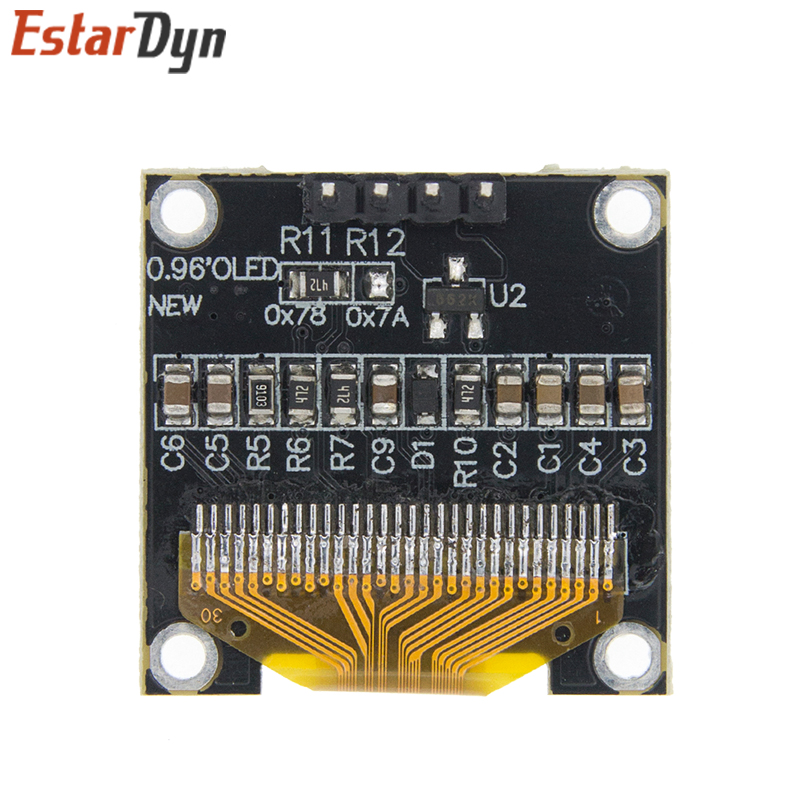 IIC SPI seri 0.96 inci 7/4Pin  - Oled Display 0.96 ulasan dan harga