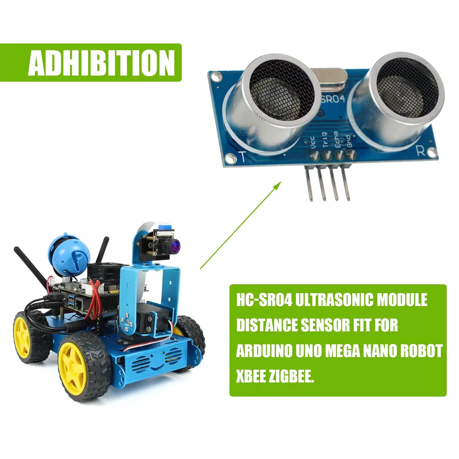 10 Buah HC-SR04 Modul Jarak Se - Ultrasonic Sensor Hc-Sr04 ulasan dan harga