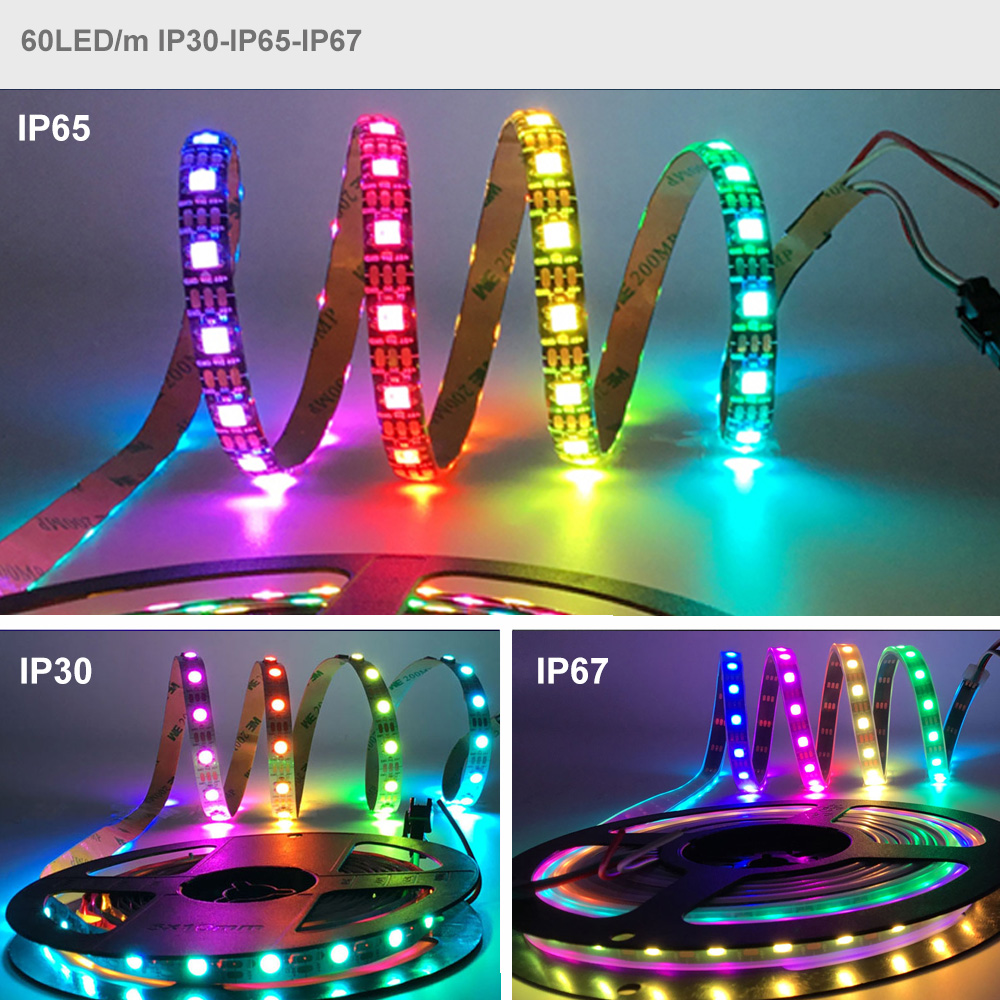 Lampu LED WS2812B 5m, Lampu St - Ws2812B Strip 5V ulasan dan harga