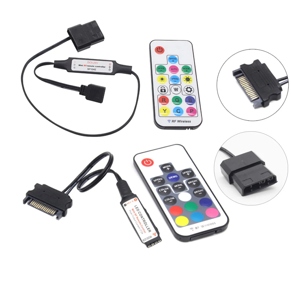 SATA Molex Pengendali RGB 5V 3 - Ws2812B Strip 5V ulasan dan harga