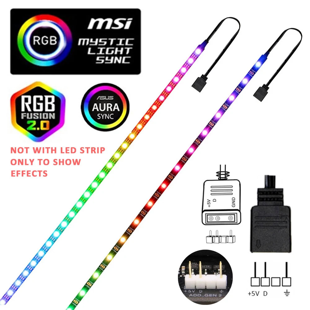 SATA Molex Pengendali RGB 5V 3 - Ws2812B Strip 5V ulasan dan harga