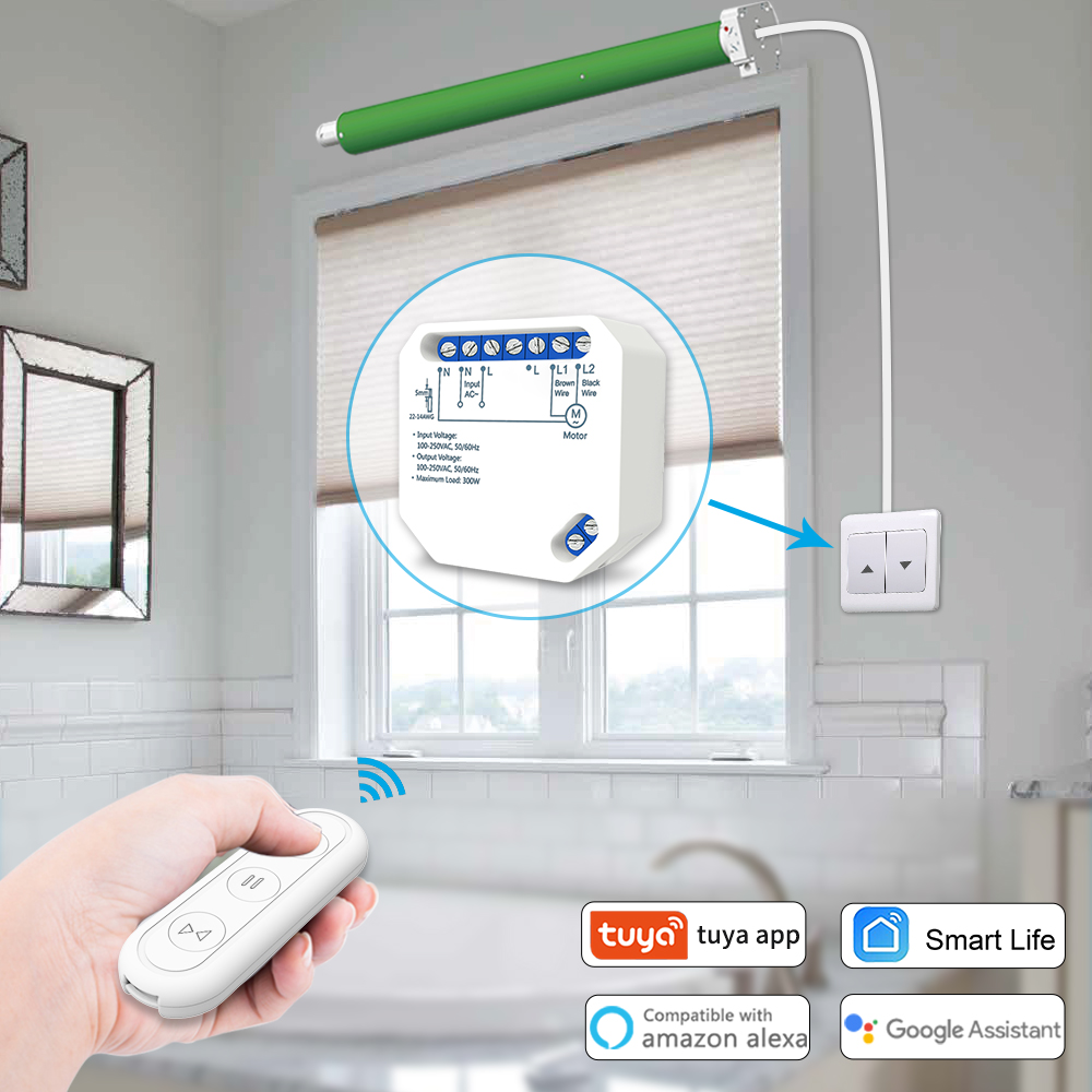 Tuya Modul Sakelar Tirai Hidup - Ir Remote Module ulasan dan harga