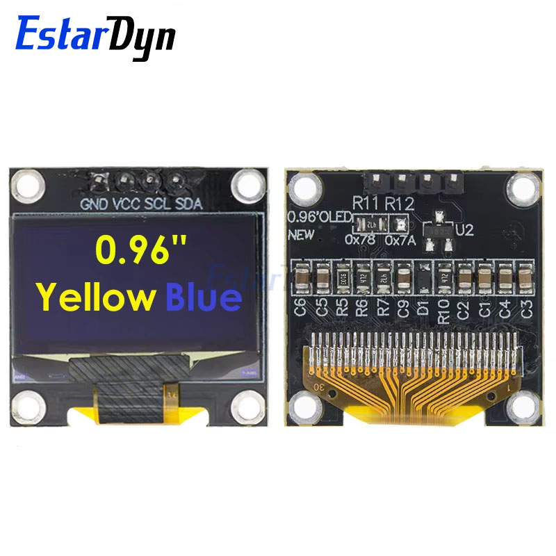 Modul Layar OLED 0.96 inci IIC - Oled Display 0.96 ulasan dan harga