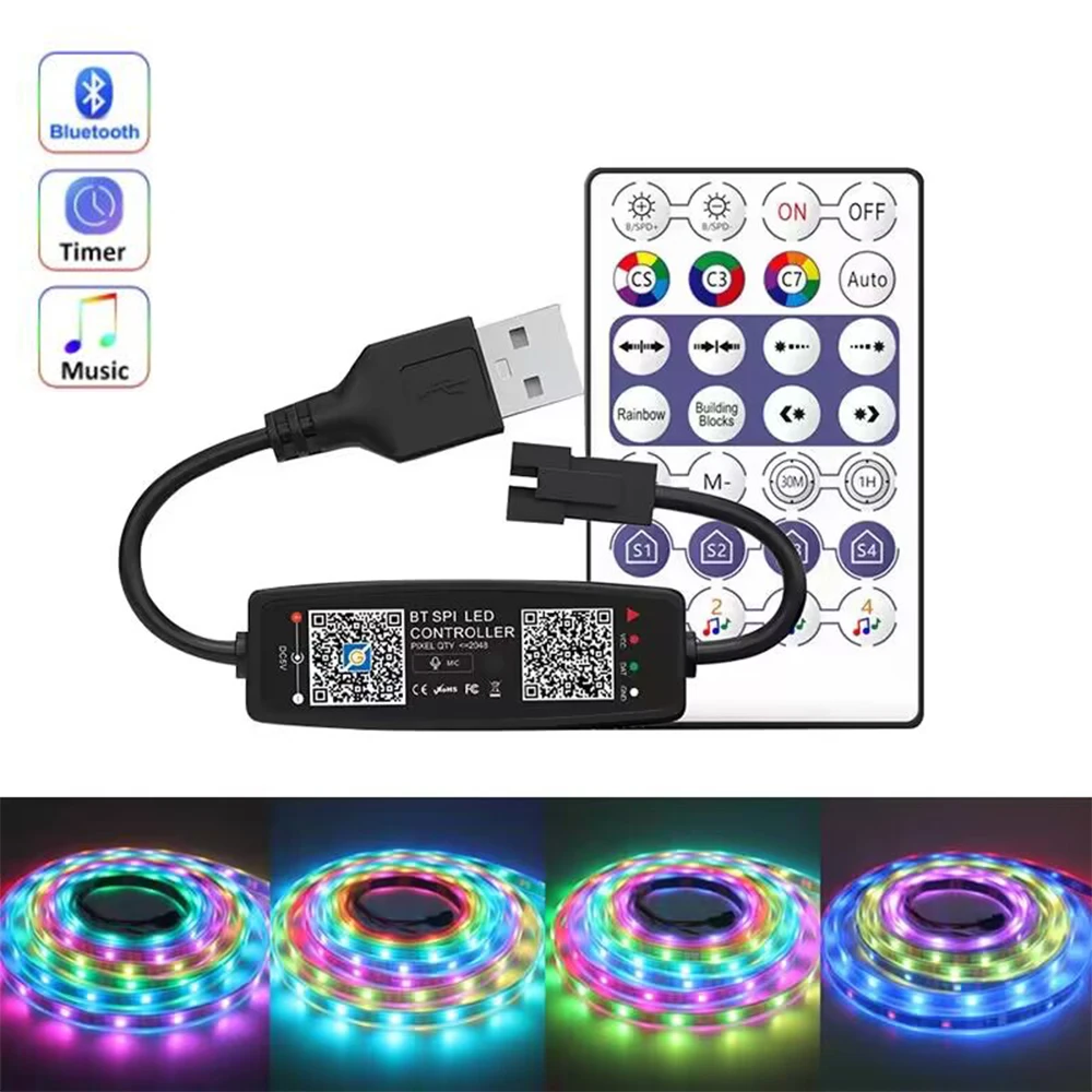 WS2812B pengontrol lampu Bluet - Ws2812B Strip 5V ulasan dan harga