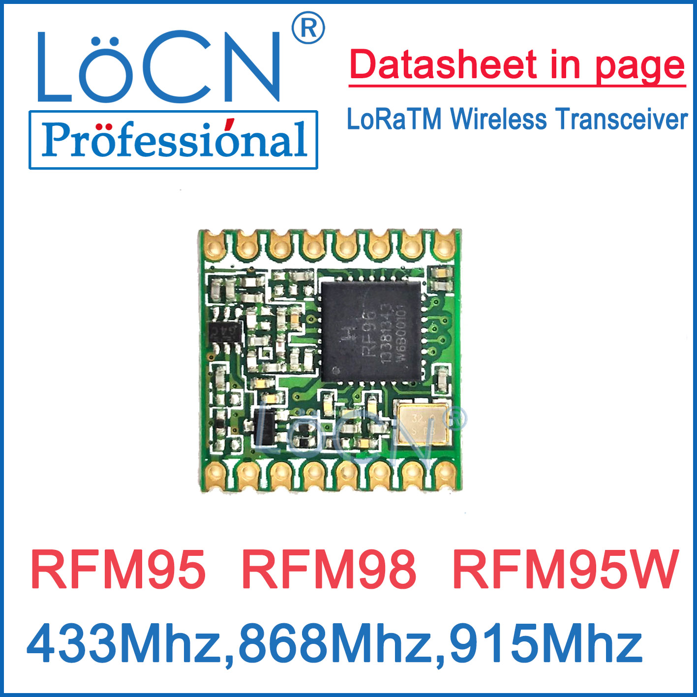 5 Buah RFM95 RFM98 RFM96 RFM95 - Lora Rfm95 ulasan dan harga