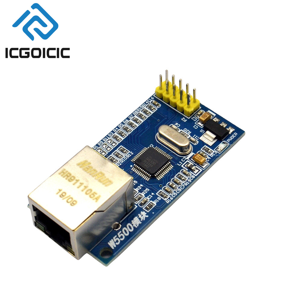 Modul Ethernet W5500 – TCP/IP  - Ethernet W5500 ulasan dan harga