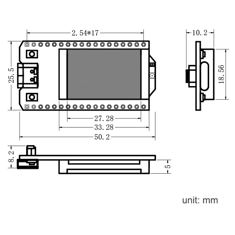 2set ESP32 LoRa V3 papan penge - Oled Display 0.96 ulasan dan harga