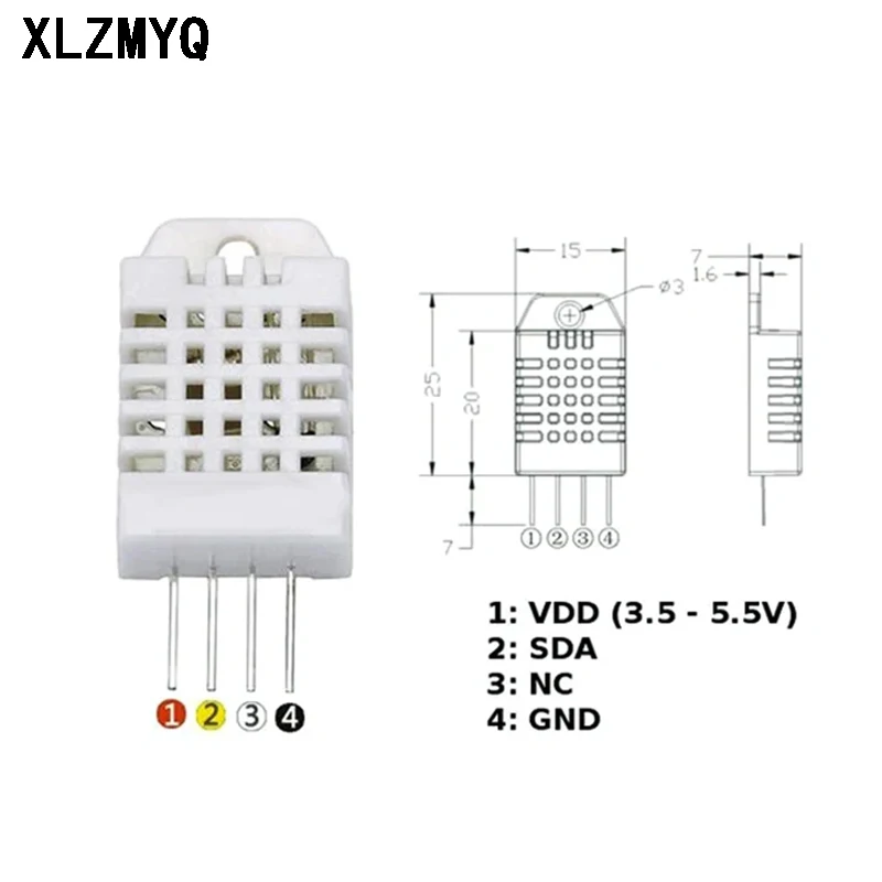 DHT22 Sensor suhu dan kelembab - Dht22 ulasan dan harga