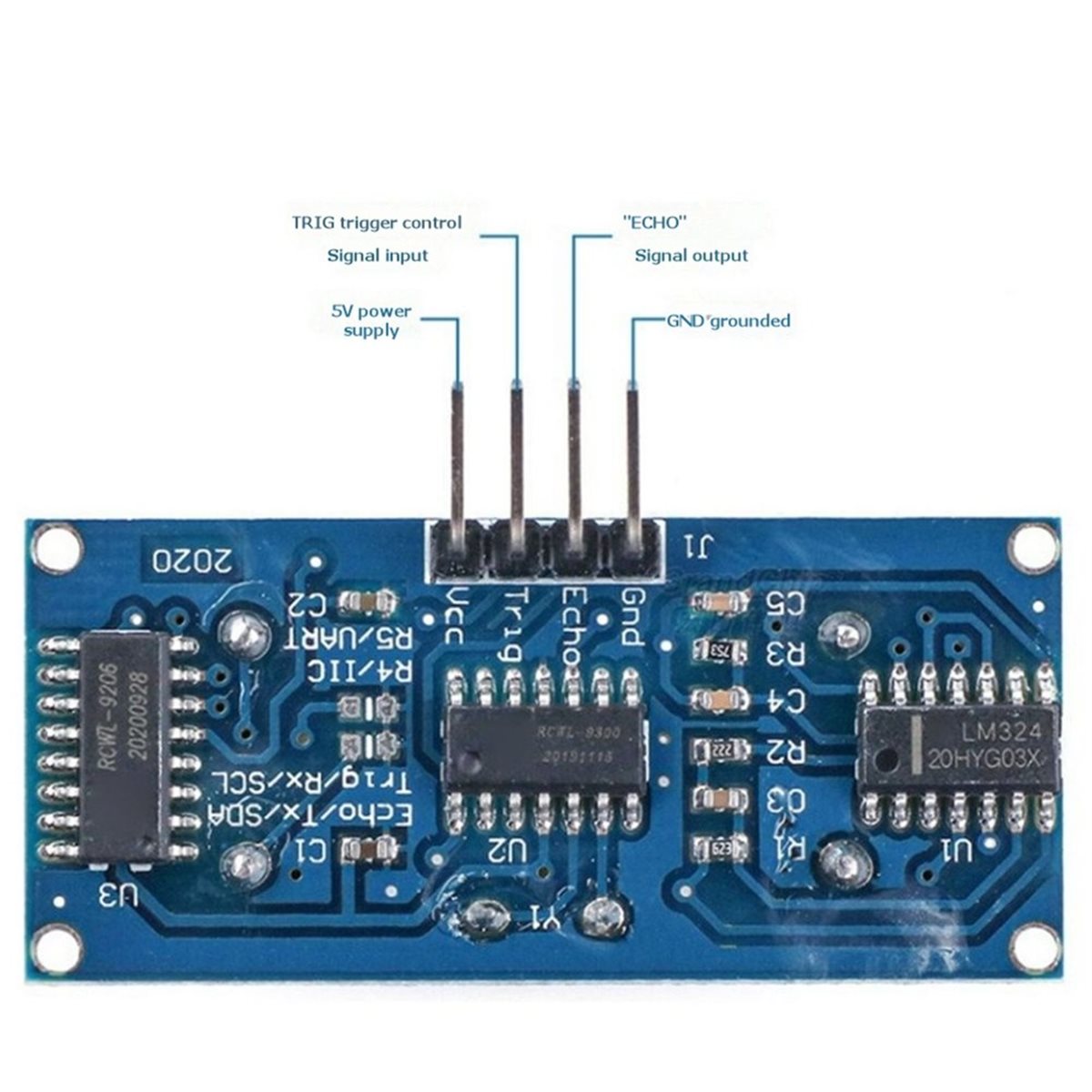 6 Buah HC-SR04 Sensor Ultrason - Ultrasonic Sensor Hc-Sr04 ulasan dan harga