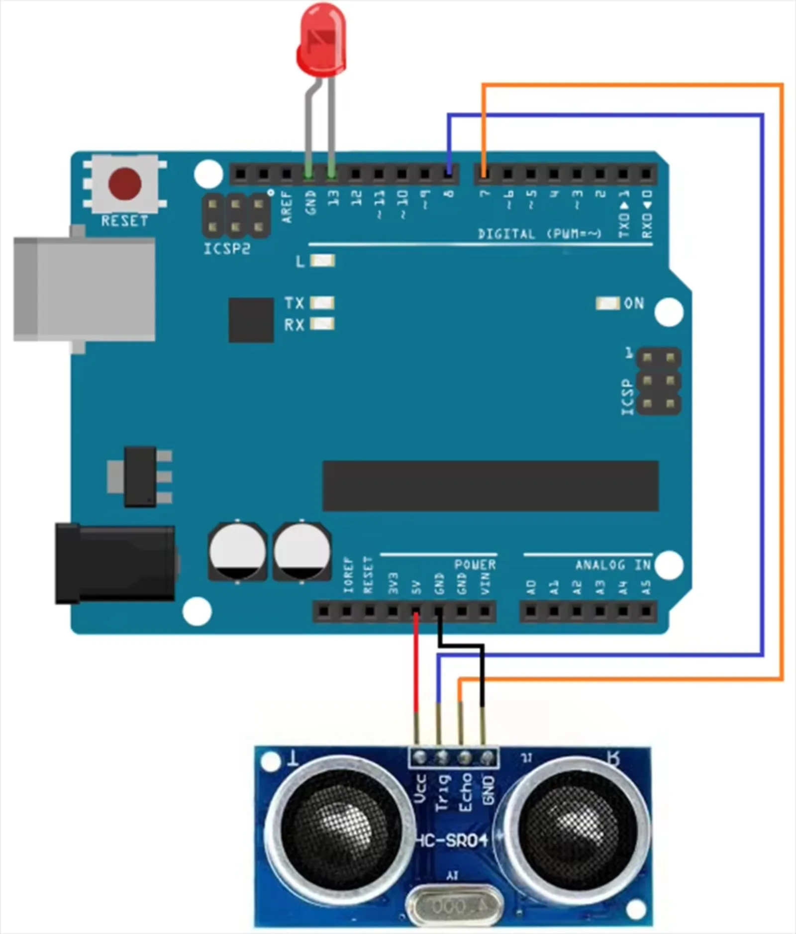 Kit Sensor Ultrasonik HC-SR04  - Ultrasonic Sensor Hc-Sr04 ulasan dan harga